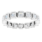 Platinum 9/10 CTW Natural Diamond Eternity Band Size 7